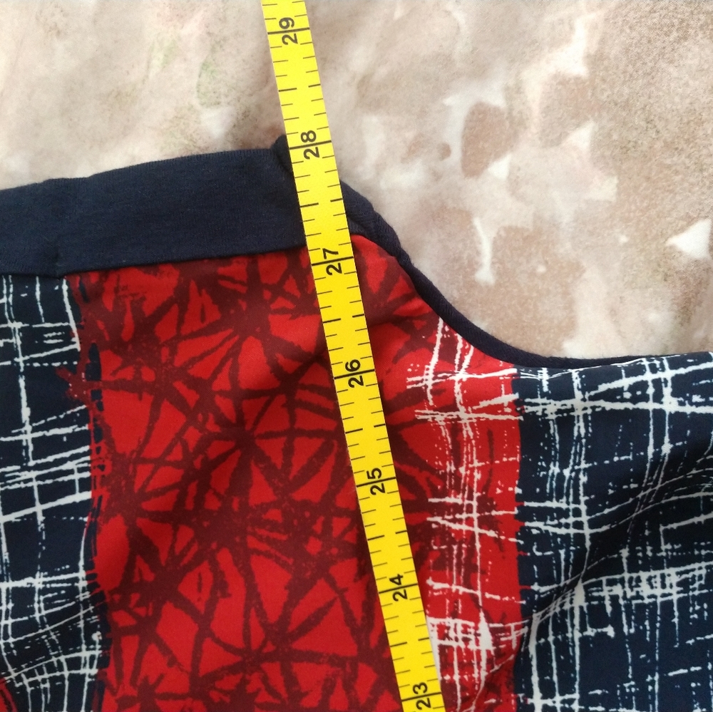 Patterned Dropped Shoulder Blouse - Picture 5 of 6